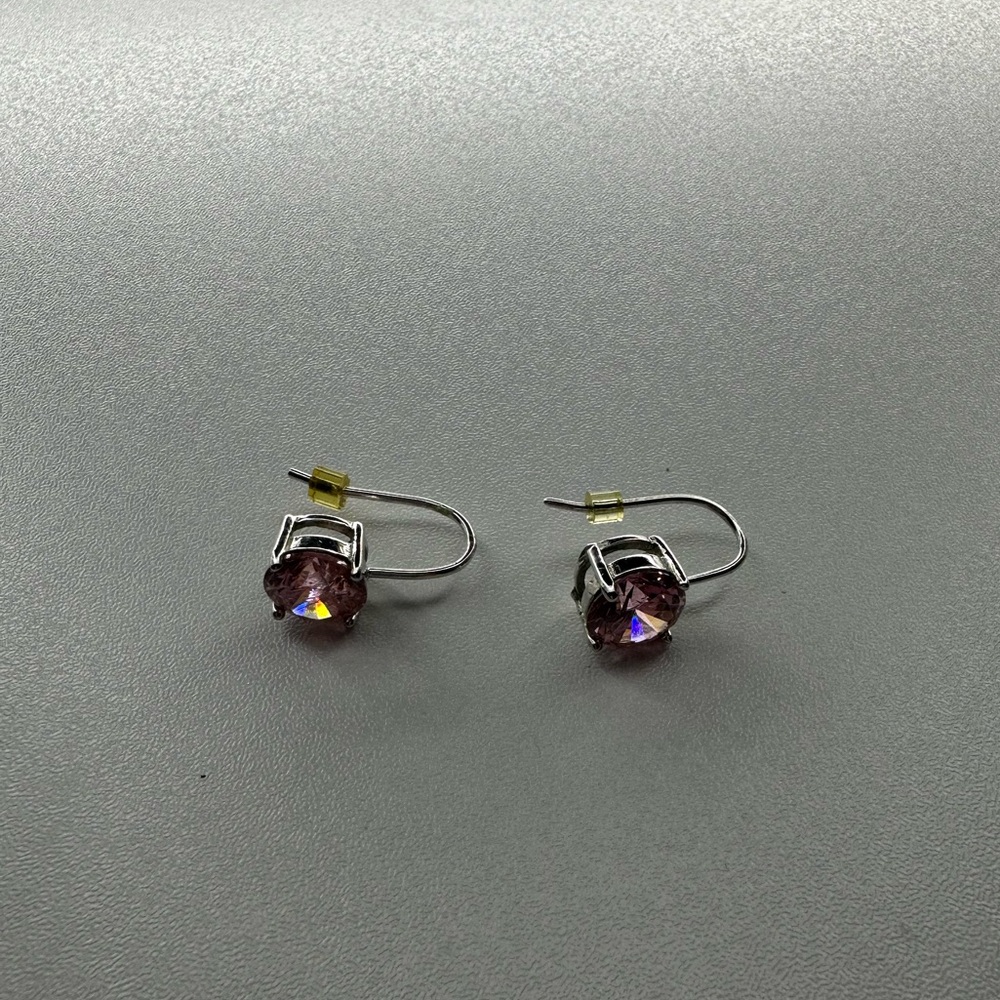 Silver dangle earrings